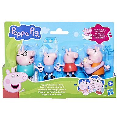 Peppa Pig 4-pc. Family Figure Set by Hasbro