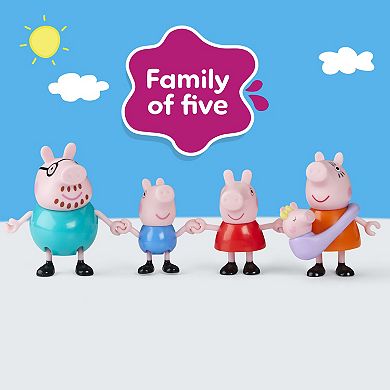 Peppa Pig 4-pc. Family Figure Set by Hasbro