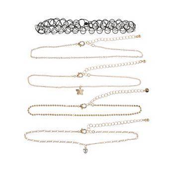 Girls Limited Too 5 pk Choker Necklaces