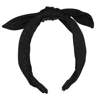 Girls Limited Too Glitter Satin Bow Headband
