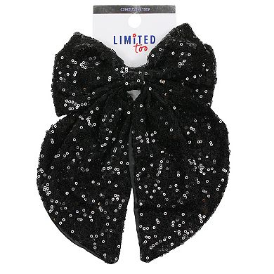Limited Too Sequin Bow Hair Clip