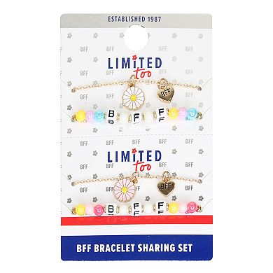 Limited Too Kids 4-Piece BFF Bracelet Set