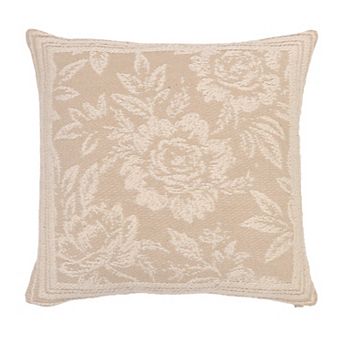 Sonoma Goods For Life® Floral Border Jacquard Decorative Throw Pillow