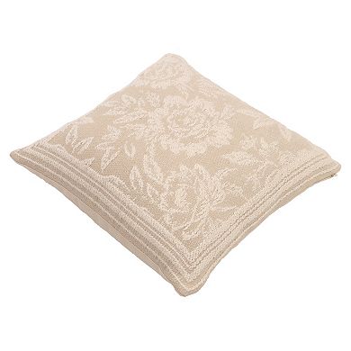Sonoma Goods For Life® Floral Border Jacquard Decorative Throw Pillow