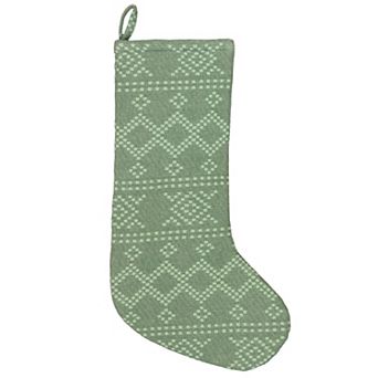 St. Nicholas Square® Geo Pattern Christmas Stocking