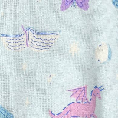 Baby Carter’s Fairy Tale Cotton Snug Fit Footed Pajamas