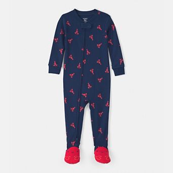 Baby Boys Carter’s Lobster Cotton Snug Fit Footed Pajamas