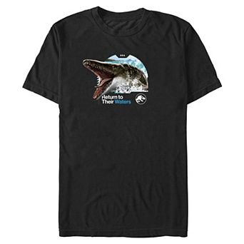 Big & Tall Jurassic World Return to Their Waters Graphic Tee