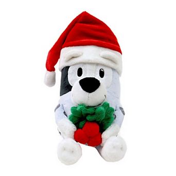 Animal Adventure 9-Inch Bluey Santa Trixie Plush Toy