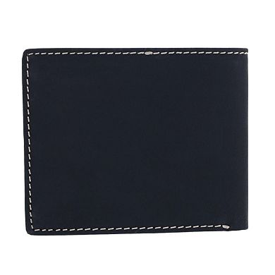 Wrangler Men's Oil Tanned Leather Bifold Wallet