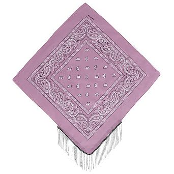 David & Young Women's 21 x 21 inch Bandana with Rhinestone Trims