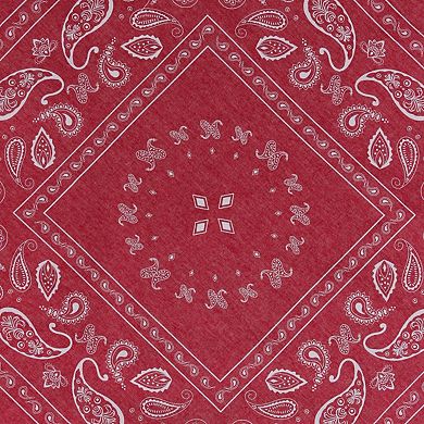 David & Young Women's Sequins Fringe 21x 21 inch Bandana