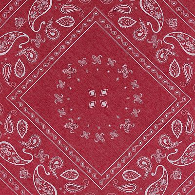 David & Young Women's Sequins Fringe 21x 21 inch Bandana