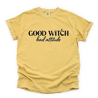 Simply Sage Market Good Witch Bad Attitude Garment Dyed Tee