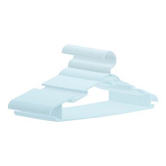 30 Pack Plastic Non-Slip Hangers, Durable 360-degree Space Saving Clothes Hangers for Clothing