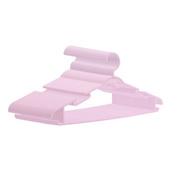 30 Pack Plastic Non-Slip Hangers, Durable 360-degree Space Saving Clothes Hangers for Clothing