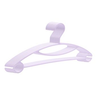 10 Pack Plastic Non-Slip Hangers, Durable Space Saving Clothes Hangers for Clothing, Closet, Pants