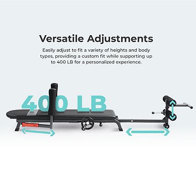 Sunny Health & Fitness Adjustable Stretch and Decompression Table