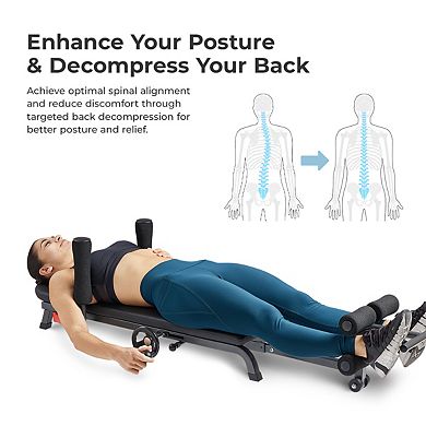 Sunny Health & Fitness Adjustable Stretch and Decompression Table