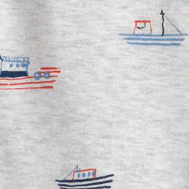 Baby Carter's Boat Short-Sleeve Romper
