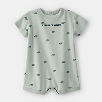 Baby Carter's Expert Crawler Short-Sleeve Romper