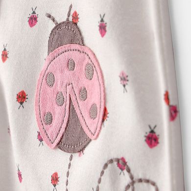 Baby Girl Carter's Ladybug Flutter Sleeve Bodysuit