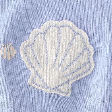 Baby Carter's Shell Flutter Sleeve Romper