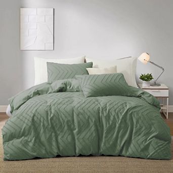 Unikome Premium Ultra Soft Jaccquard Duvet Cover Set