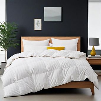 Unikome All Season Goose Down Feather Comforter 500TC 100% Cotton Shell