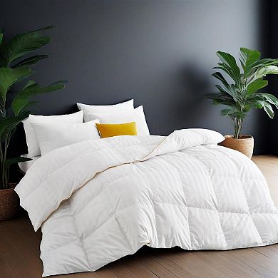 Unikome All Season Goose Down Feather Comforter 500TC 100% Cotton Shell