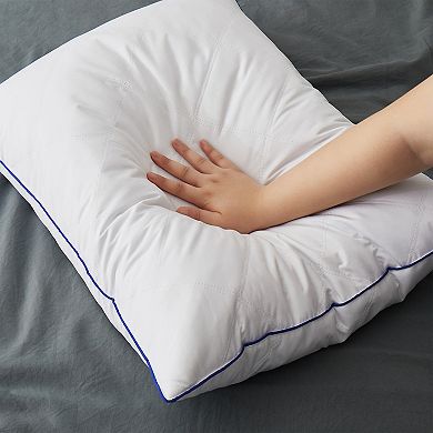 Unikome Set of 2 Goose Feather Bed Pillows-Medium Firm Support for Sleeping