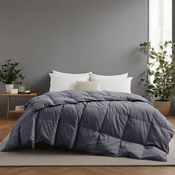 Unikome Lightweight Feather & Down Comforter Ultra-Smooth Shell Summer Duvet Insert