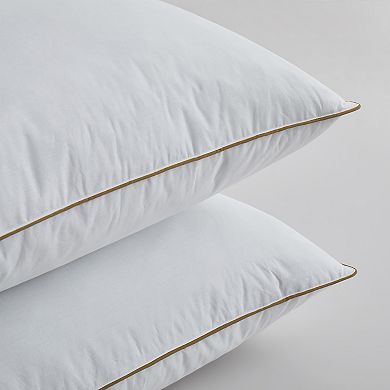 Unikome Goose Feather Pillows Set of 2 Simple, Soft, and Supportive Sleep Essentials