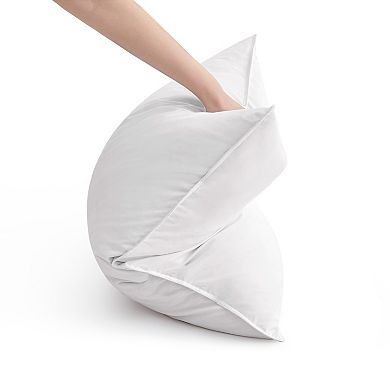 Unikome Set of 2 Goose Feather & Down Bed Pillows Medium-Firm Hotel Quality