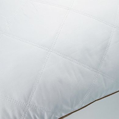 Unikome 2-Pack Goose Feather Bed Pillows Medium Support for Back and Side Sleepers