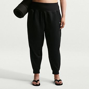Plus Size Nike Dri-FIT High-Waisted Knit Joggers