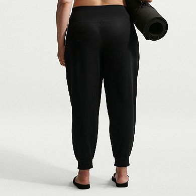 Plus Size Nike Dri-FIT High-Waisted Knit Joggers