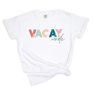 Simply Sage Market Vacay Mode Colorful Garment Dyed Tee