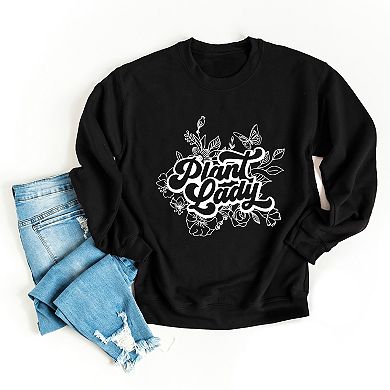 Simply Sage Market Plant Lady Cursive Sweatshirt