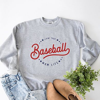 Simply Sage Market Livin' That Baseball Mom Life Sweatshirt