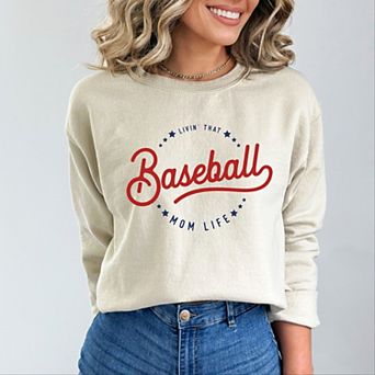 Simply Sage Market Livin' That Baseball Mom Life Sweatshirt