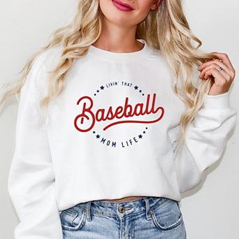 Simply Sage Market Livin' That Baseball Mom Life Sweatshirt