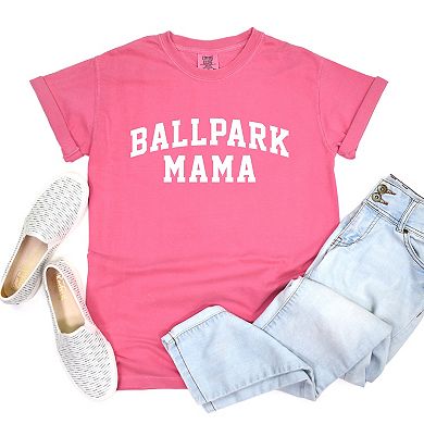 Simply Sage Market Varsity Ballpark Mama Garment Dyed Tee