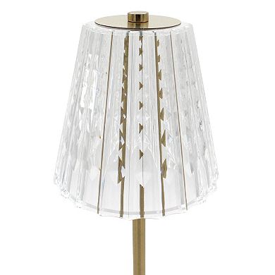 11.8in Acrylic Cordless Touch Lamp