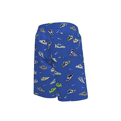 Boys 6-20 Nike Sneaker Print 7-Inch Volley Swim Shorts