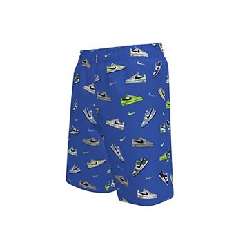 Boys 6-20 Nike Sneaker Print 7-Inch Volley Swim Shorts