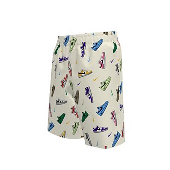 Boys 6-20 Nike Sneaker Print 7-Inch Volley Swim Shorts