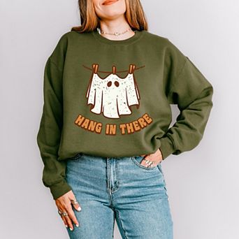 Simply Sage Market Hang In There Ghost Sweatshirt