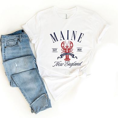 Maine New England - Womens Short Sleeve Tee