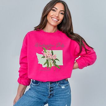 Simply Sage Market Washington Girly Flower Sweatshirt